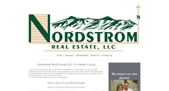 Desktop Screenshot of nordstromrealestatellc.com